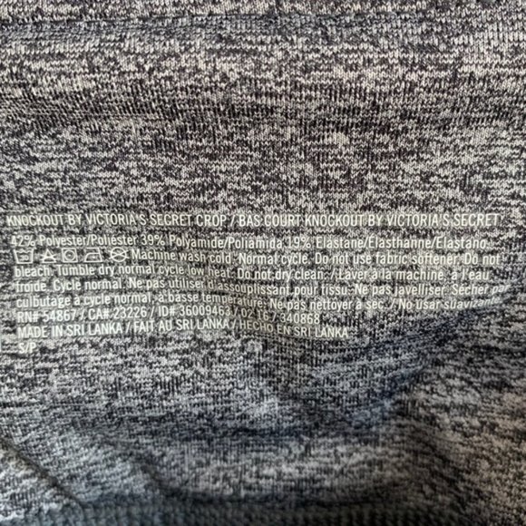 Victoria's Secret Sport Gray Cropped Leggings - Picture 6 of 8